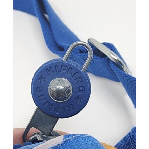 Kipling Crossbody Arto Blue Botanical Floral Medium Shoulder Bag Purse - Picture 12 of 16